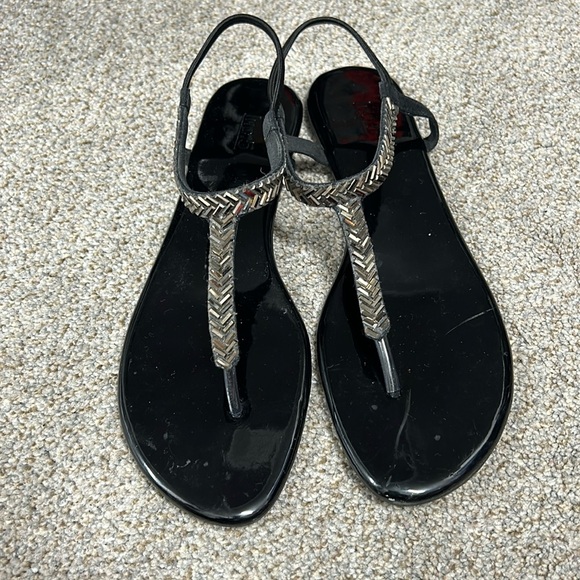 INC.5 Women Embellished Open-Toe Flats - Picture 1 of 3